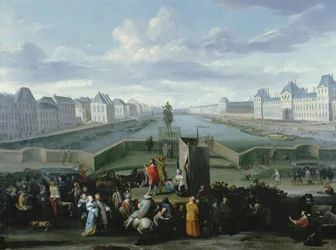 Vista dal Pont Neuf, Parigi, 1668